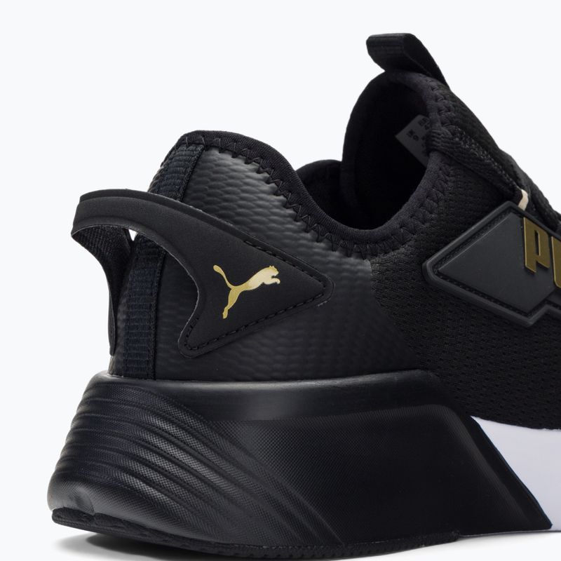 Scarpe da corsa da uomo PUMA Retaliate 2 nero/oro di squadra 8