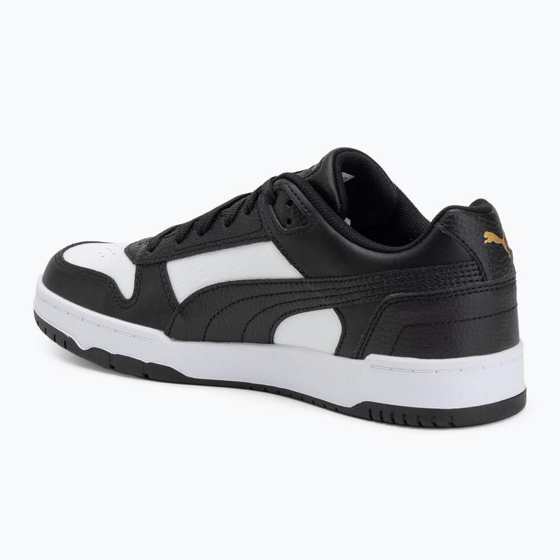 PUMA RBD Game Low scarpe puma nero / puma bianco / puma oro di squadra 3