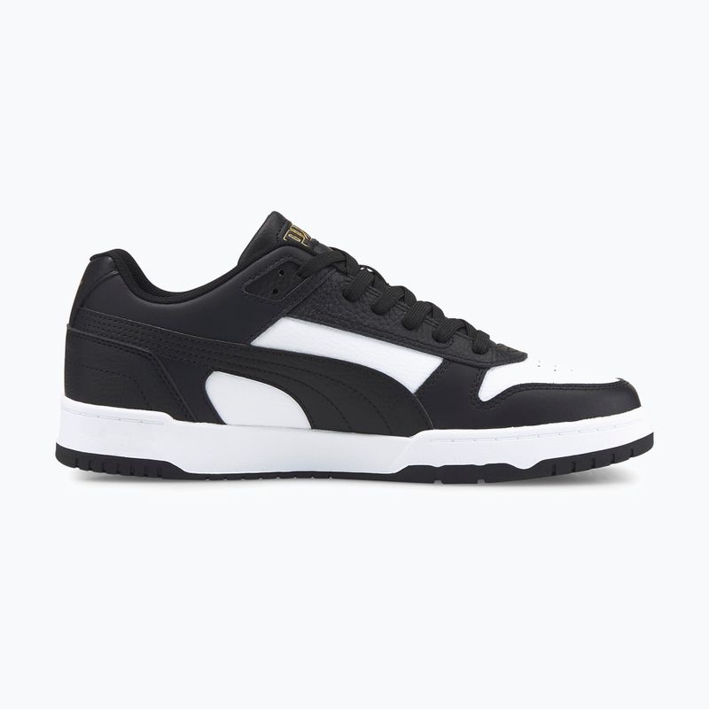 PUMA RBD Game Low scarpe puma nero / puma bianco / puma oro di squadra