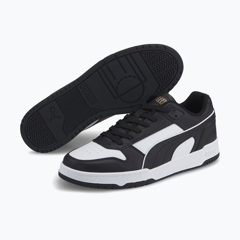 PUMA RBD Game Low scarpe puma nero / puma bianco / puma oro di squadra 2