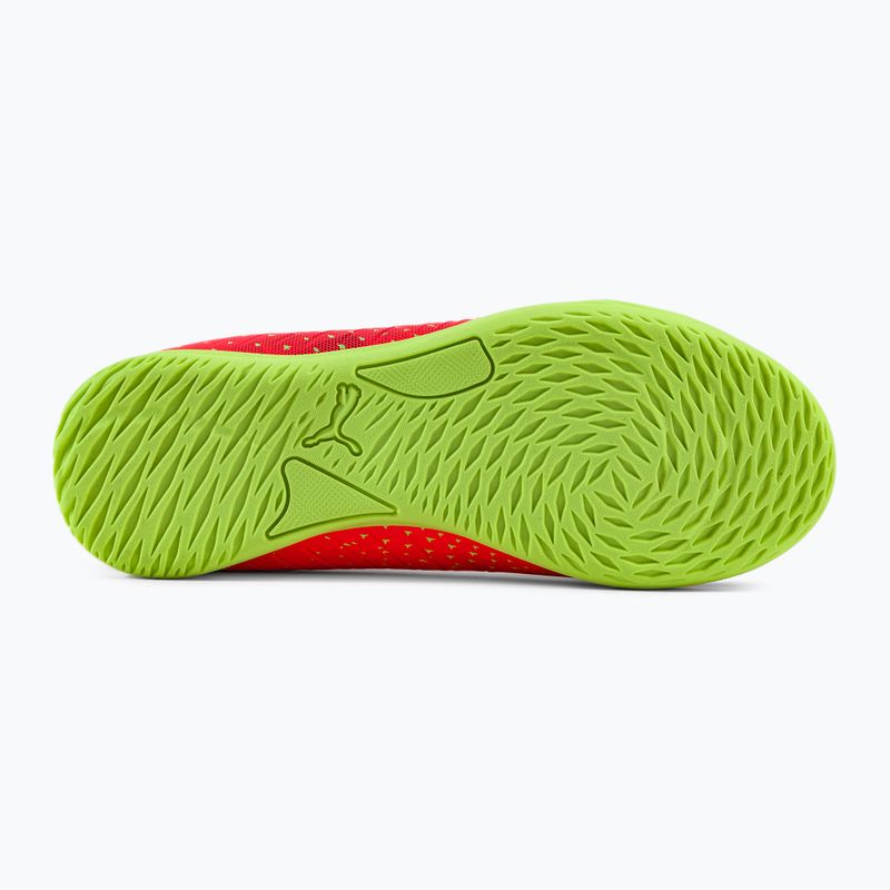 PUMA Future Z 4.4 IT scarpe da calcio per bambini corallo infuocato/luce frizzante/puma nero/salmone 5