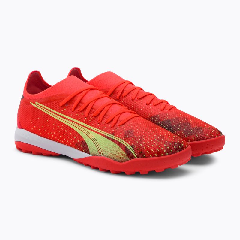 PUMA Ultra Match TT scarpe da calcio da uomo corallo infuocato/luce frizzante/puma nero 4