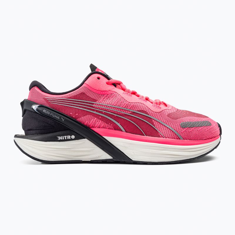 Scarpe da corsa donna PUMA Run XX Nitro Wns sunset glow/puma nero/argento 2