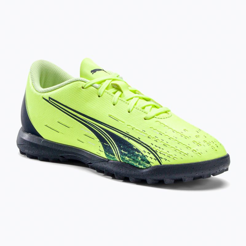 Scarpe da calcio PUMA Ultra Play TT per bambini, luce frizzante/notte parigina/blu