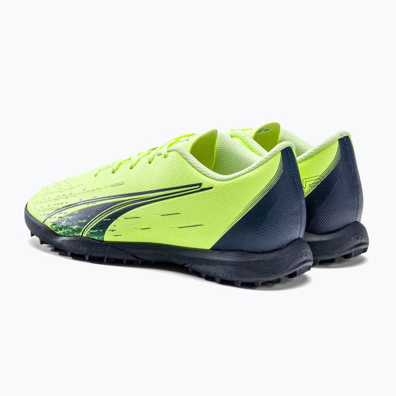 Scarpe da calcio PUMA Ultra Play TT per bambini, luce frizzante/notte parigina/blu 3