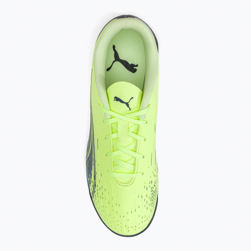 Scarpe da calcio PUMA Ultra Play TT per bambini, luce frizzante/notte parigina/blu 6