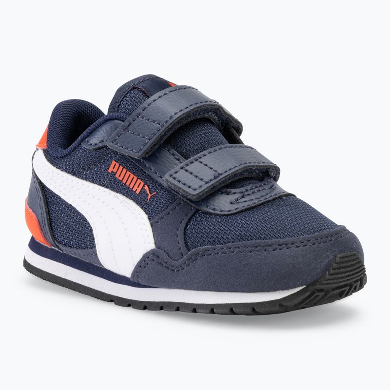 PUMA ST Runner v3 Mesh V Inf scarpe da bambino peacoat/puma bianco/puma rosso