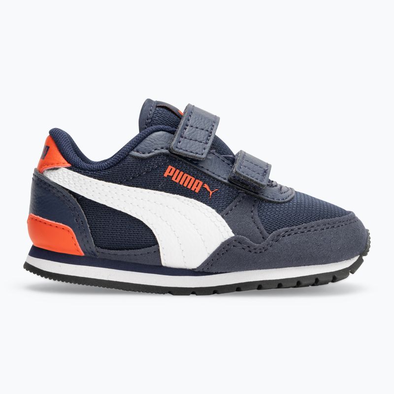 PUMA ST Runner v3 Mesh V Inf scarpe da bambino peacoat/puma bianco/puma rosso 2