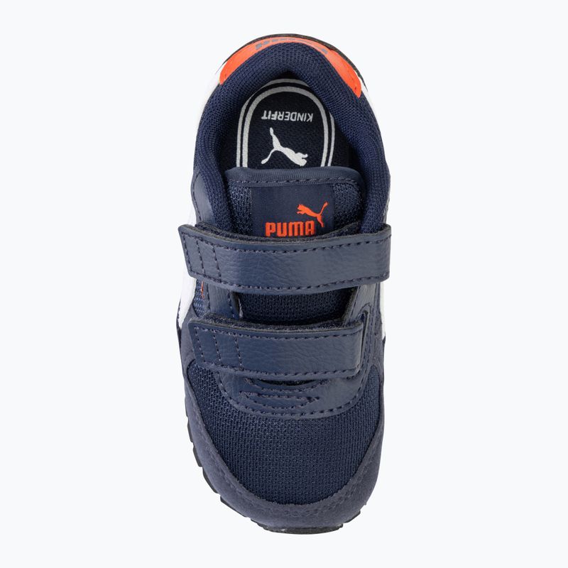 PUMA ST Runner v3 Mesh V Inf scarpe da bambino peacoat/puma bianco/puma rosso 5