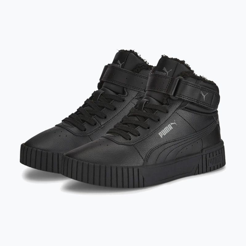 PUMA Carina 2.0 Mid Winter Jr scarpe da bambino puma nero/puma nero/ombra scura 8