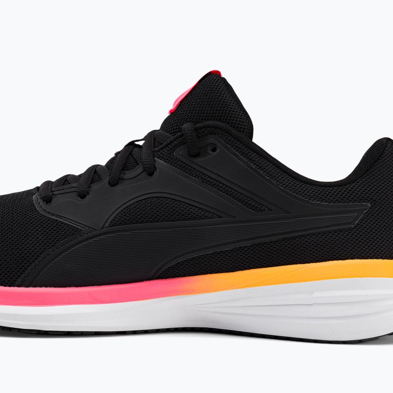 PUMA Trasporto scarpe da corsa puma nero / sunset glow / sun stream 8