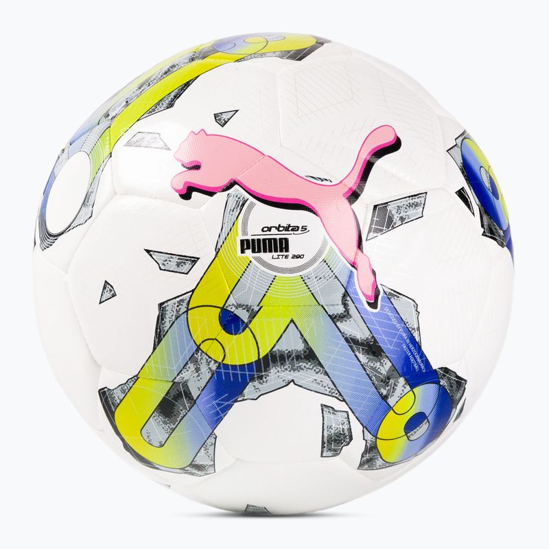 PUMA Orbit 5 HYB Lite 290 puma bianco / viola elettrico dimensioni 5 pallone da calcio
