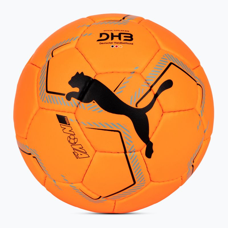 PUMA Nova Match fluo arancione/blu atollo pallamano dimensioni 3
