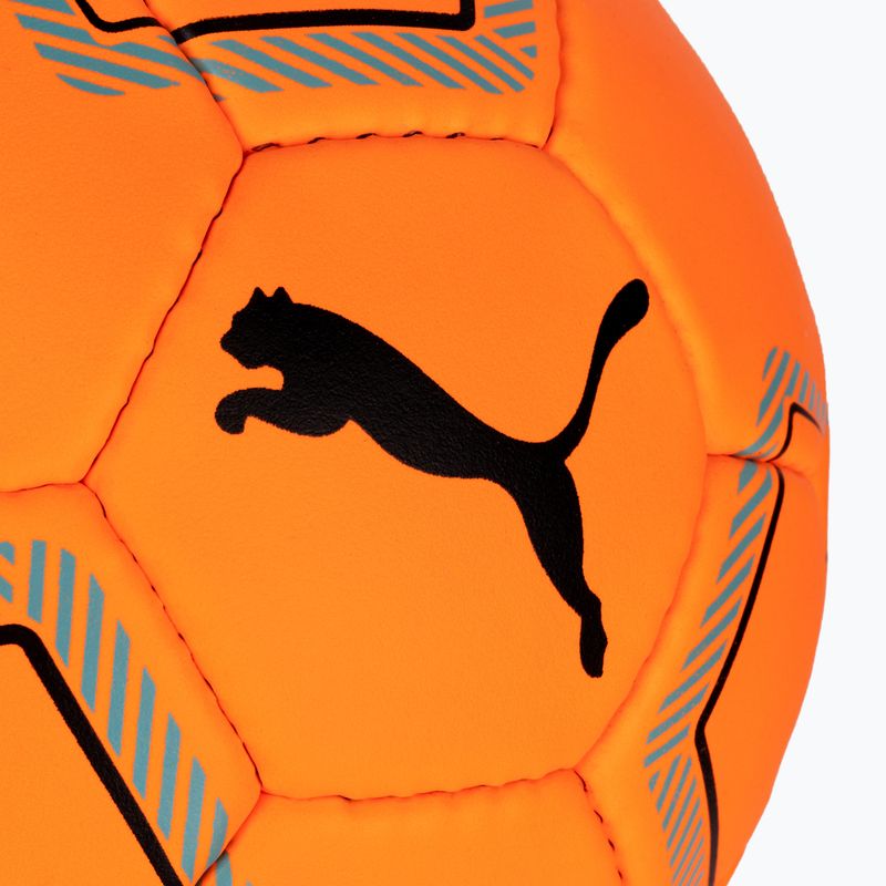 PUMA Nova Match fluo arancione/blu atollo pallamano dimensioni 3 3