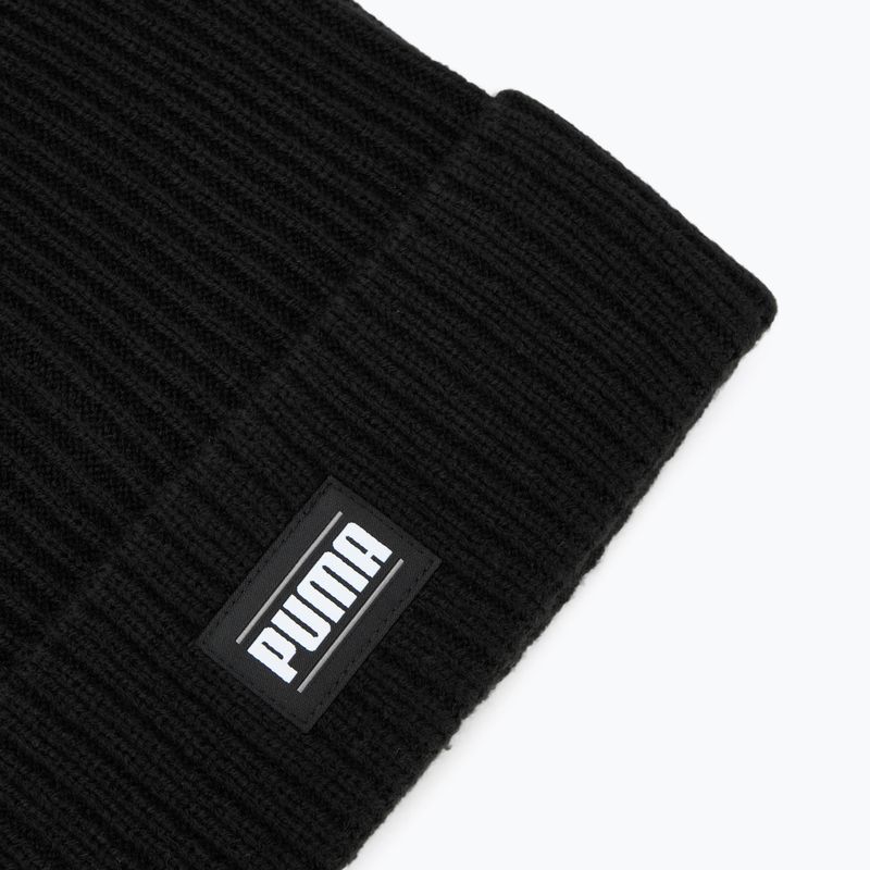 PUMA Cappello invernale a coste Classic Cuff puma nero 3