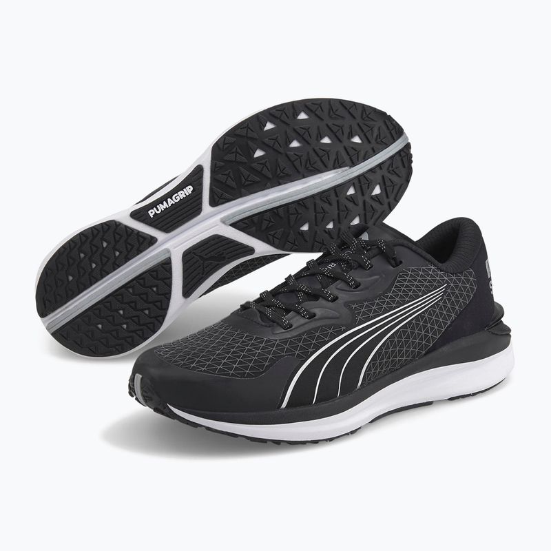 Scarpe da corsa donna PUMA Electrify Nitro 2 WTR puma nero/argento metallico 10