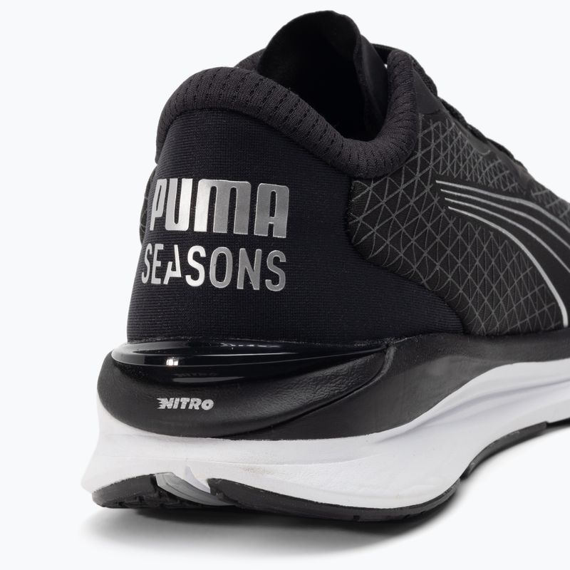 Scarpe da corsa donna PUMA Electrify Nitro 2 WTR puma nero/argento metallico 8