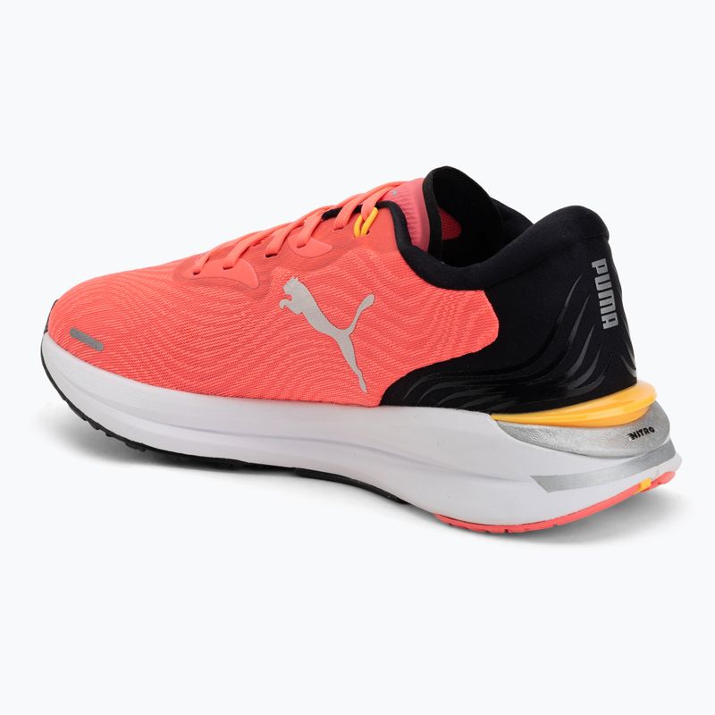 Scarpe da running da donna Puma Electrify Nitro 2 sunset glow/black/silver 3