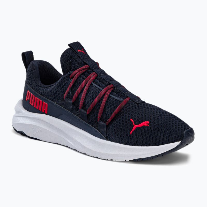 Scarpe da corsa da uomo PUMA Softride One4all peacoat/rosso ad alto rischio
