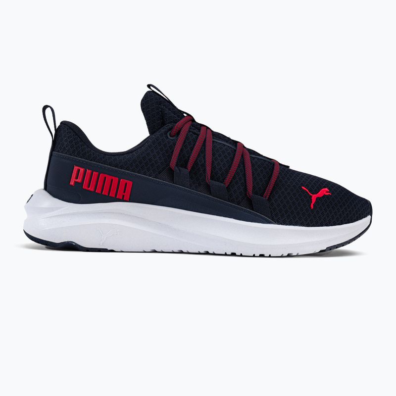 Scarpe da corsa da uomo PUMA Softride One4all peacoat/rosso ad alto rischio 2