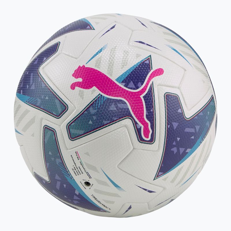 PUMA Orbit Serie A FIFA Qualità Pro calcio bianco / blu glimmer / sunset glow dimensioni 5 5