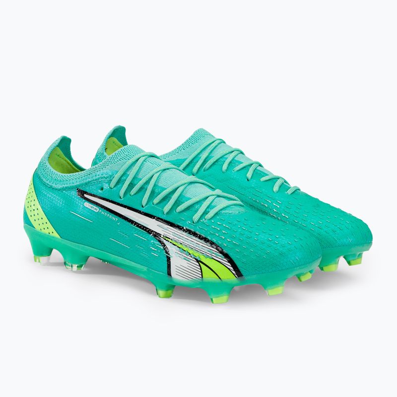 PUMA Ultra Ultimate FG/AG scarpe da calcio uomo electric peppermint/puma bianco/fast yellow 4