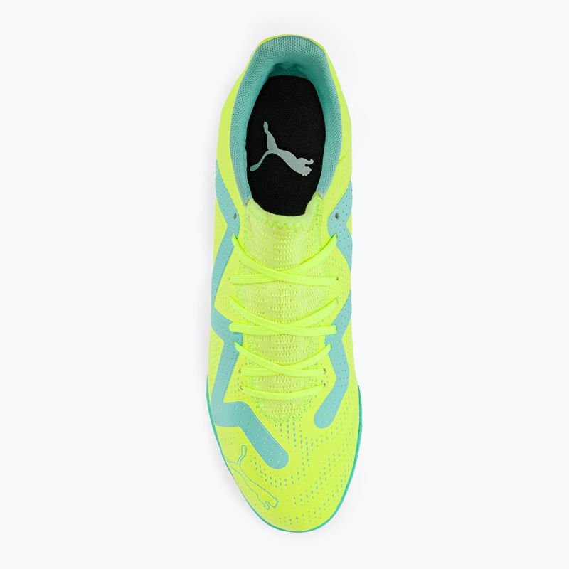 Scarpe da calcio PUMA Future Play IT da uomo giallo veloce/puma nero/elettrico menta piperita 6
