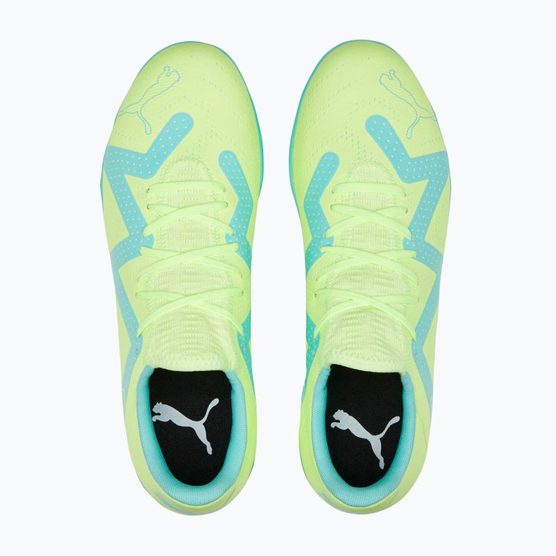 Scarpe da calcio PUMA Future Play IT da uomo giallo veloce/puma nero/elettrico menta piperita 13