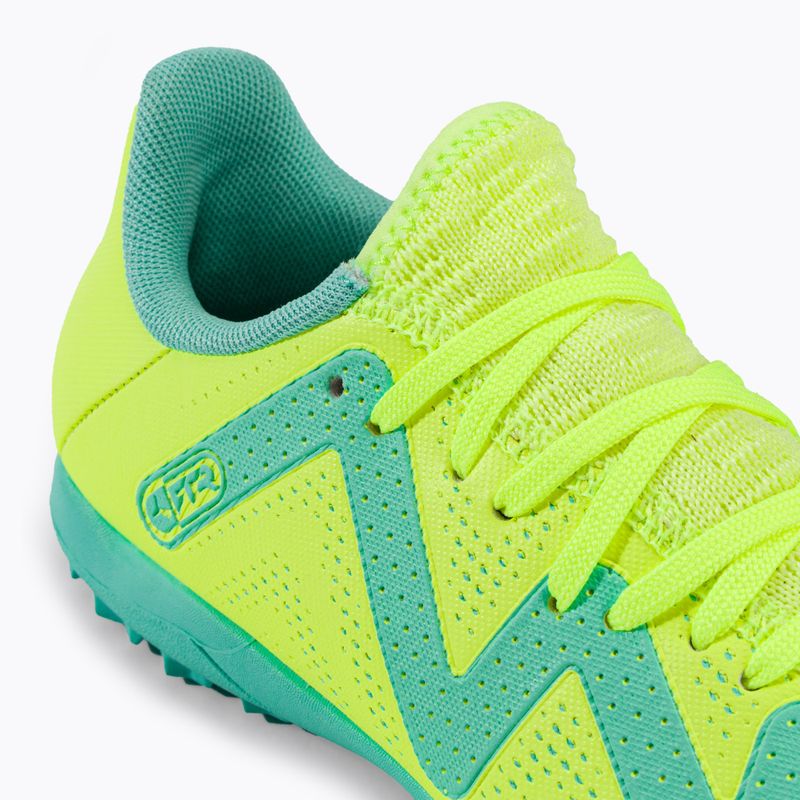 Scarpe da calcio PUMA Future Play TT giallo veloce/puma nero/elettrico menta piperita per bambini 8