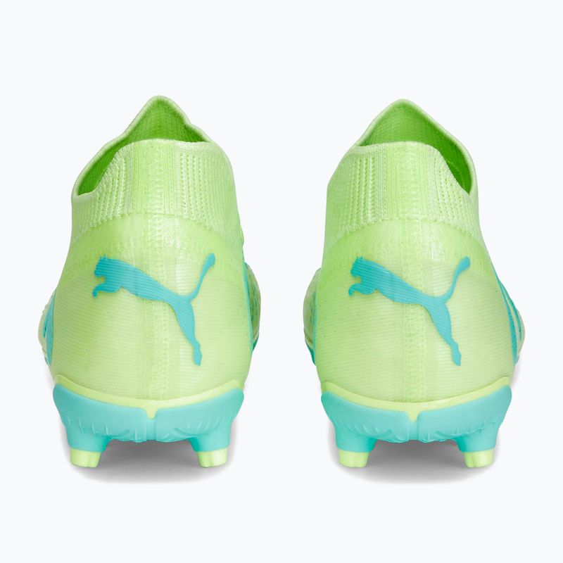 Scarpe da calcio PUMA Future Match FG/AG giallo veloce/puma nero/elettrico menta piperita per bambini 12