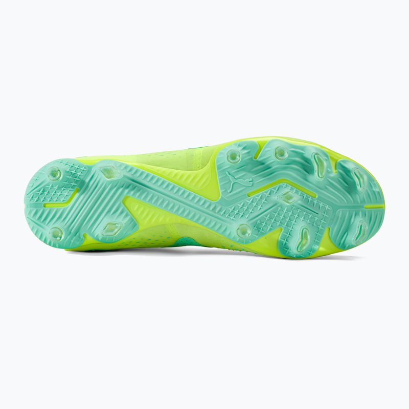 Scarpe da calcio da uomo PUMA Future Match+ LL FG/AG giallo veloce/puma nero/elettrico menta piperita 5