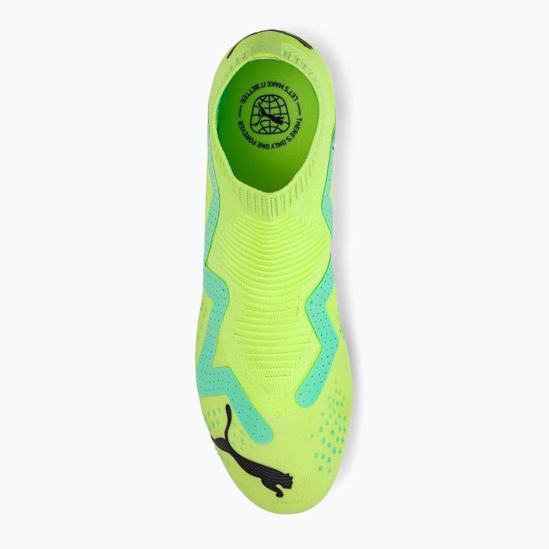Scarpe da calcio da uomo PUMA Future Match+ LL FG/AG giallo veloce/puma nero/elettrico menta piperita 6