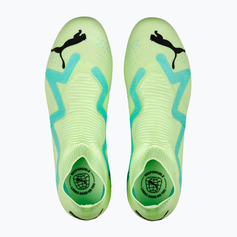 Scarpe da calcio da uomo PUMA Future Match+ LL FG/AG giallo veloce/puma nero/elettrico menta piperita 13