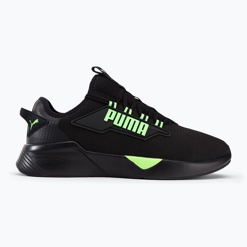 Scarpe da corsa da uomo PUMA Retaliate 2 nero/fizzy lime 2