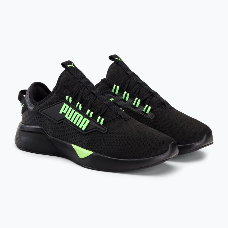Scarpe da corsa da uomo PUMA Retaliate 2 nero/fizzy lime 5