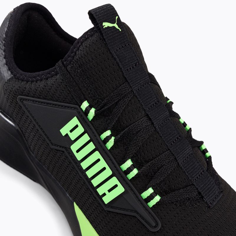 Scarpe da corsa da uomo PUMA Retaliate 2 nero/fizzy lime 11
