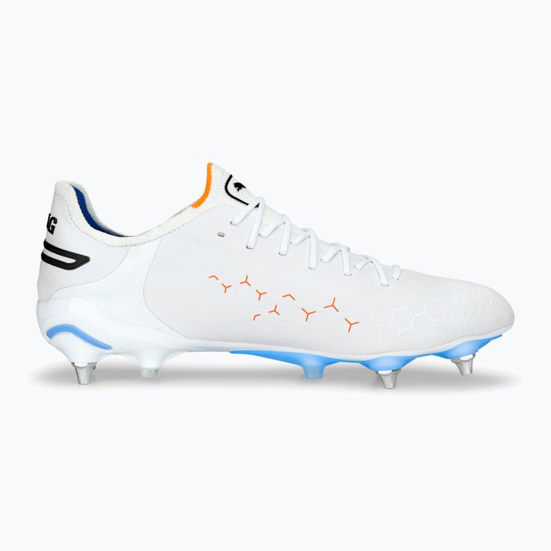 PUMA King Ultimate MXSG scarpe da calcio da uomo puma bianco/puma nero/blu glimmer/ultra orange 12