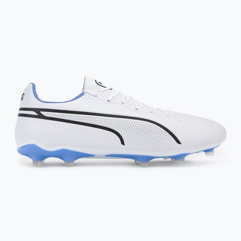 PUMA King Pro FG/AG scarpe da calcio uomo puma bianco/nero/blu glimmer/ultra orange 2
