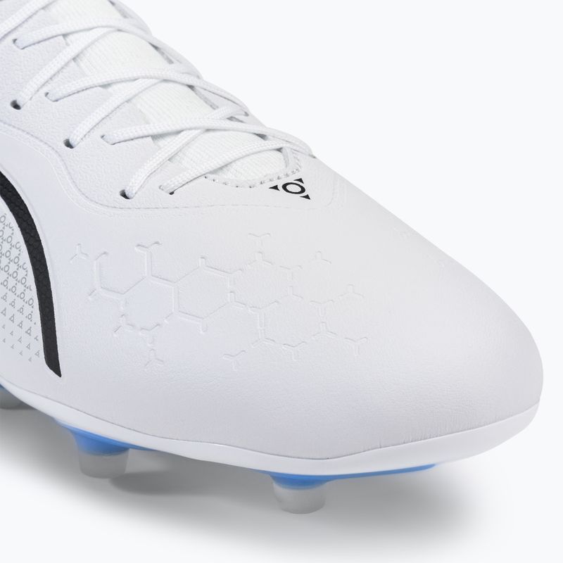 PUMA King Pro FG/AG scarpe da calcio uomo puma bianco/nero/blu glimmer/ultra orange 7