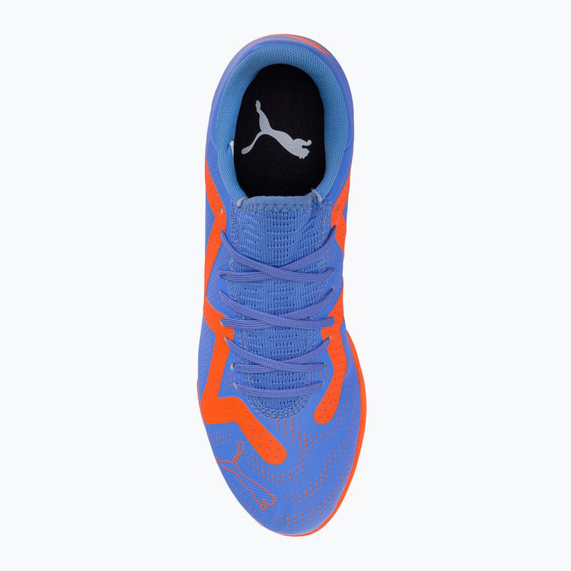PUMA Future Play IT scarpe da calcio uomo blu glimmer/puma bianco/ultra arancione 6