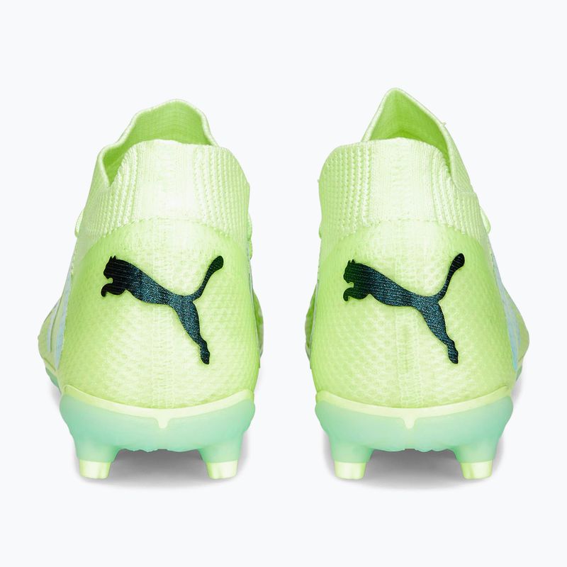 Scarpe da calcio per bambini PUMA Future Pro FG/AG giallo veloce/puma nero/elettrico menta piperita 12