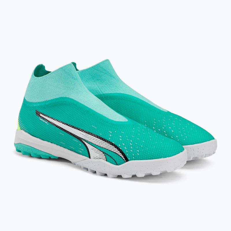 Scarpe da calcio uomo PUMA Ultra Match+ LL TT electric peppermint/puma white/fast yellow 5