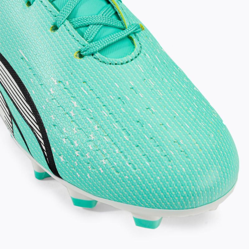 Scarpe da calcio PUMA Ultra Play FG/AG electric peppermint/puma white/fast yellow da bambino 7