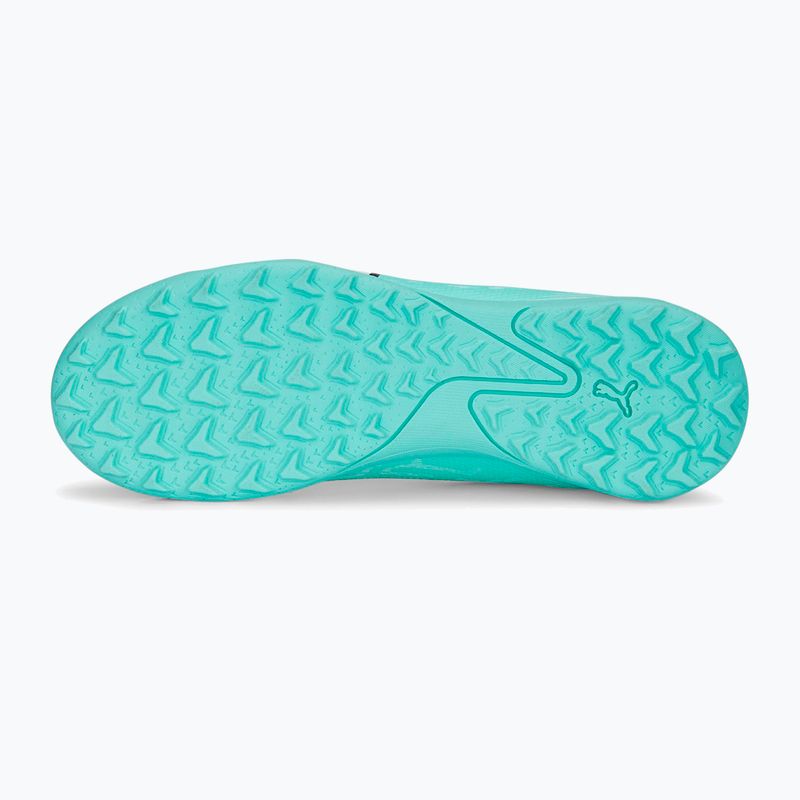 Scarpe da calcio PUMA Ultra Play TT electric peppermint/puma white/fast yellow per bambini 14