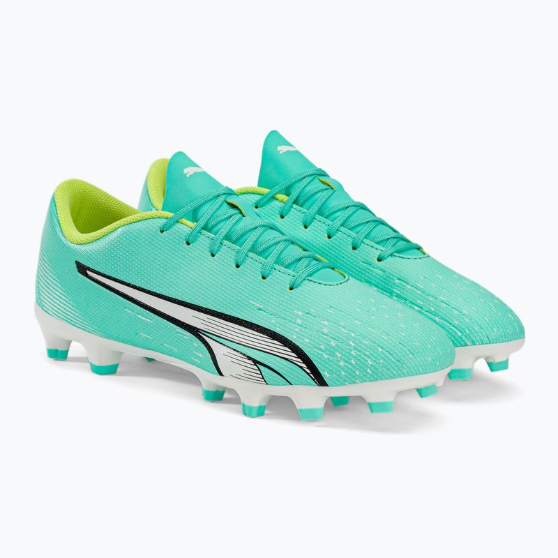 PUMA Ultra Play FG/AG scarpe da calcio uomo electric peppermint/puma bianco/fast yellow 4