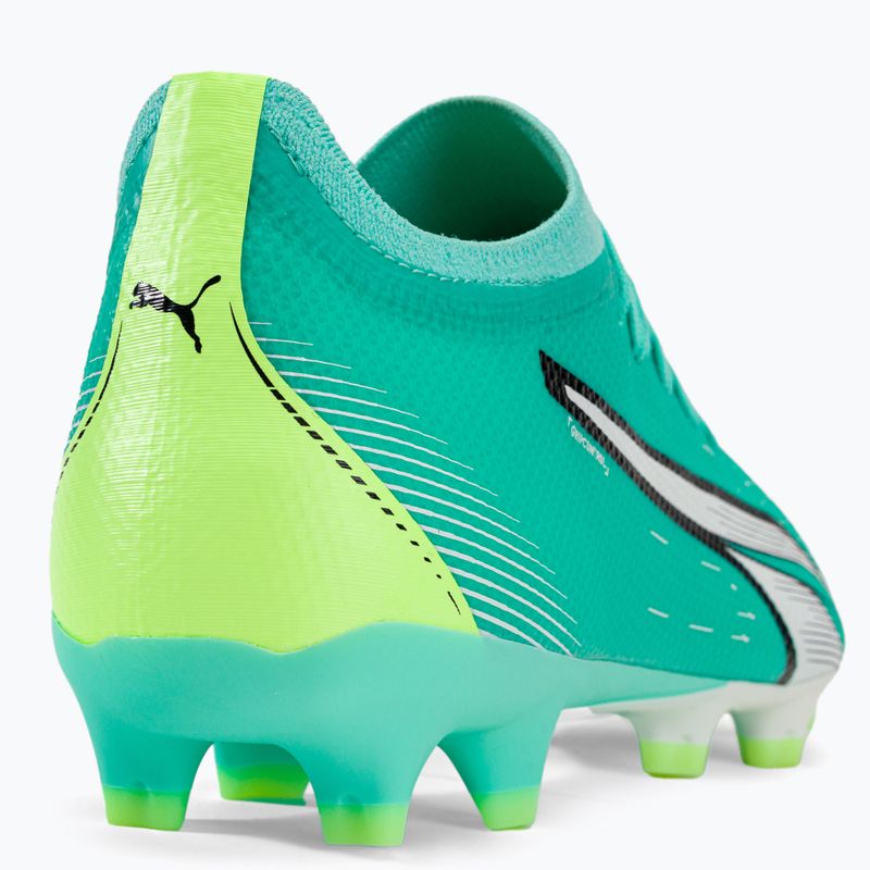 PUMA Ultra Match FG/AG scarpe da calcio uomo electric peppermint/puma bianco/fast yellow 9