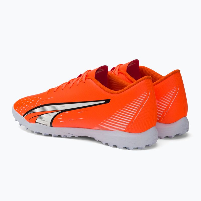 Scarpe da calcio PUMA uomo Ultra Play TT ultra arancio/puma bianco/blu glimmer 3