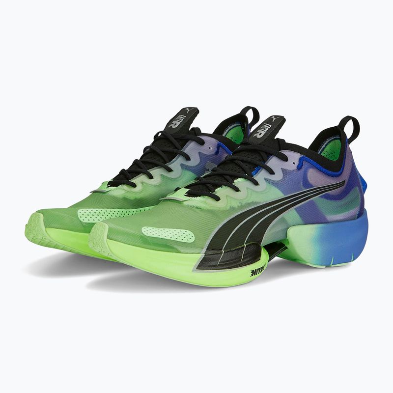 PUMA Fast-R Nitro Elite scarpe da corsa da uomo con carica elettrica royal sapphire/fizzy lime 11