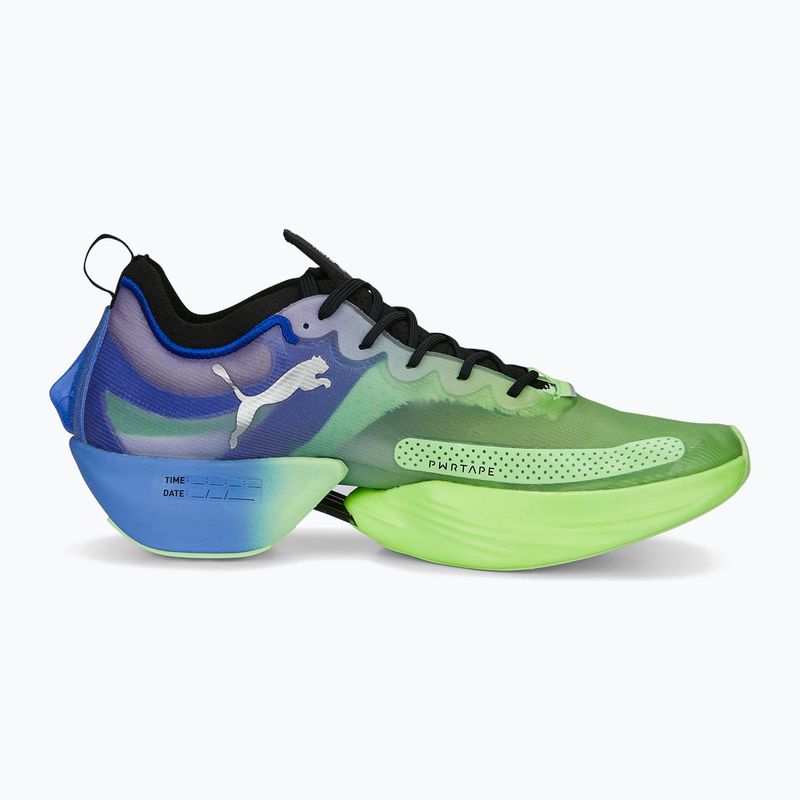 PUMA Fast-R Nitro Elite scarpe da corsa da uomo con carica elettrica royal sapphire/fizzy lime 12