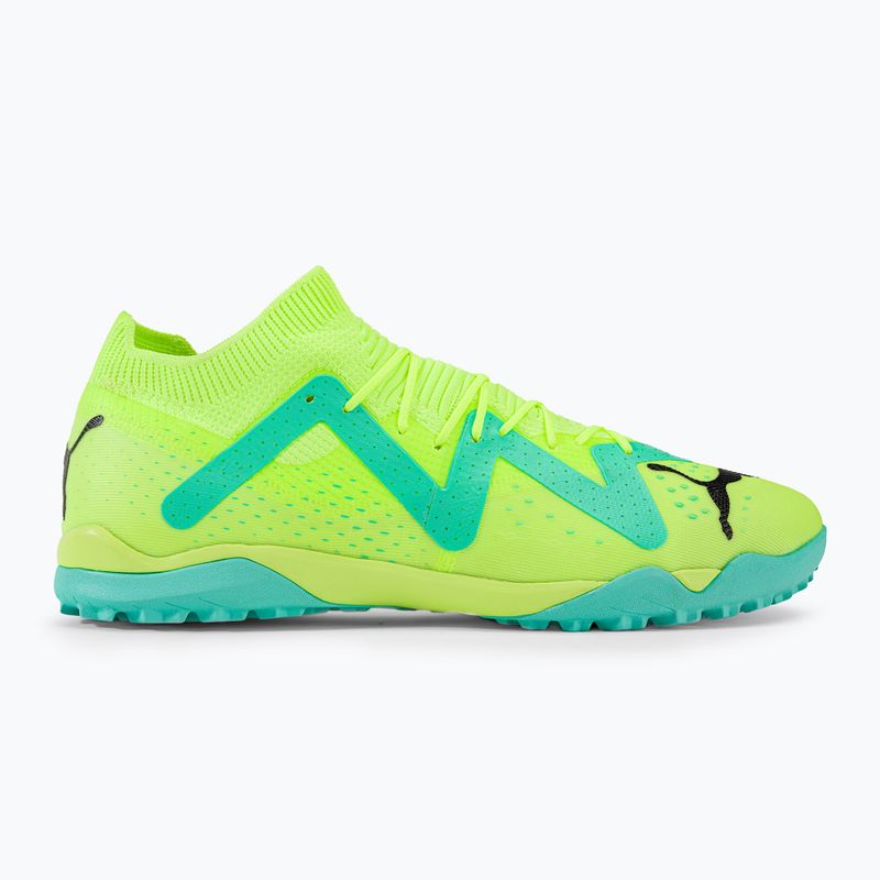 PUMA Future Match TT scarpe da calcio da uomo giallo veloce/puma nero/elettrico menta piperita 2